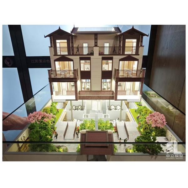 Residential Miniature Architectural Models 1:150 Scale Model Villa