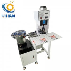 Quality 30MM Pressure Stroke Automatic Vibrating Plate Feeding Power Cord Crimping Machine for sale