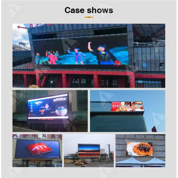 3840Hz DIP346 P10 Led Display Screen For Advertising Outdoor