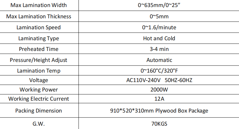 650mm Hot Cold Laminating Machine 2000W Automated Laminator