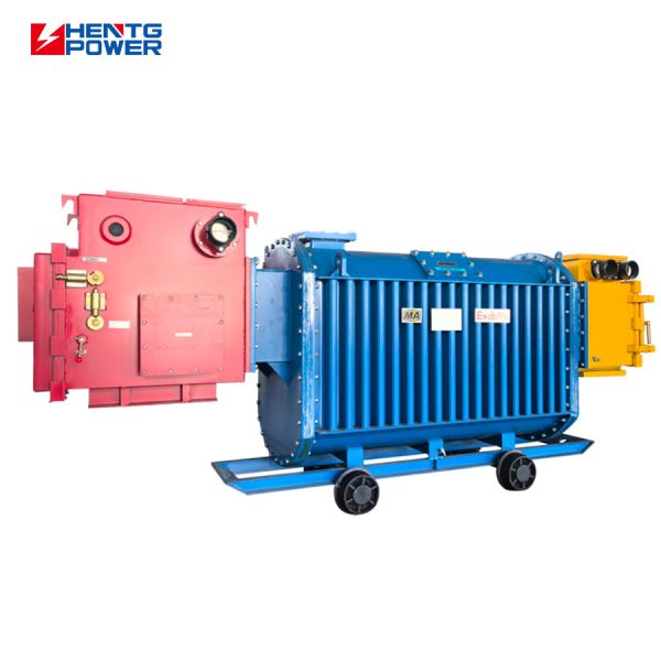 HENTG POWER KBSG mining explosion-proof transformer external view showing robust industrial design