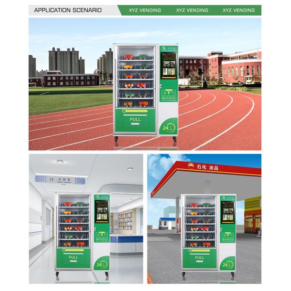 Modern Wifi Support Banknote Credit Card Milk Cake Fresh Fruit Elevator Wholesale Automatic Food Fruit Vending Machine