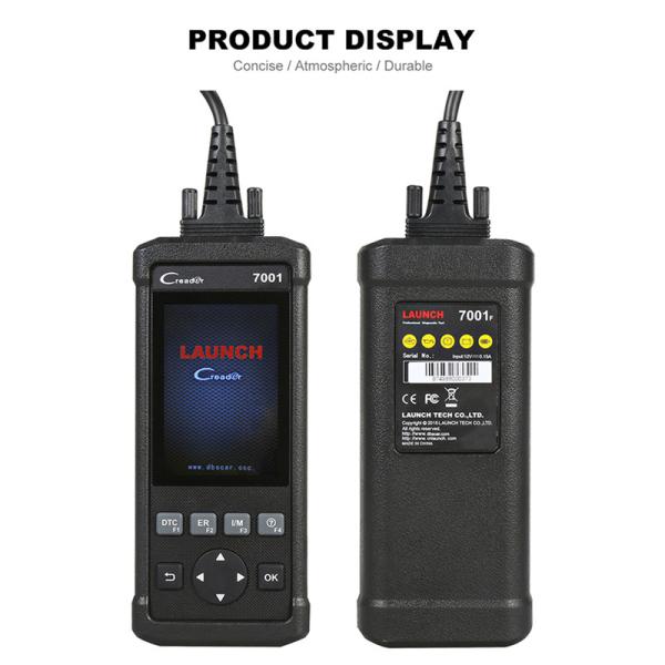 100% Original Launch DIY Code Reader CReader 7001F Full OBD 2 test + 6 Special functions with Lifetime free up date Onli