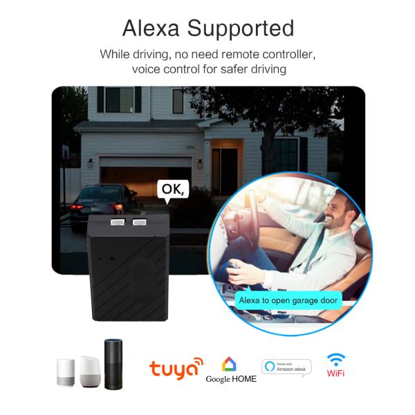Easy Installation Tuya Smart PIR Motion Detector APP Remote Control ABS Plastic