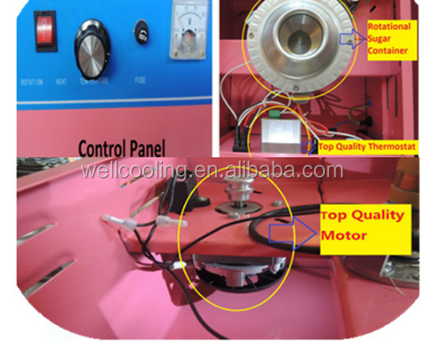 Commercial Electric Desktop Stainless Steel Cotton Candy Machine Cotton Candy Snack Is Affordable