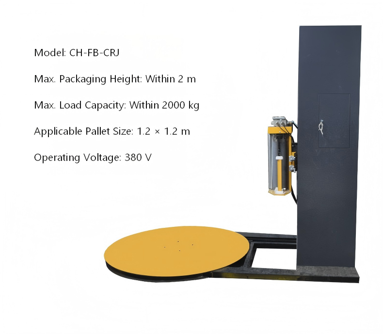 Factory Direct Supply Explosion-proof Wrapping Machine Chemical Dust Packaging Machine Pre-stretch Film Automatic Pallet Wrapper