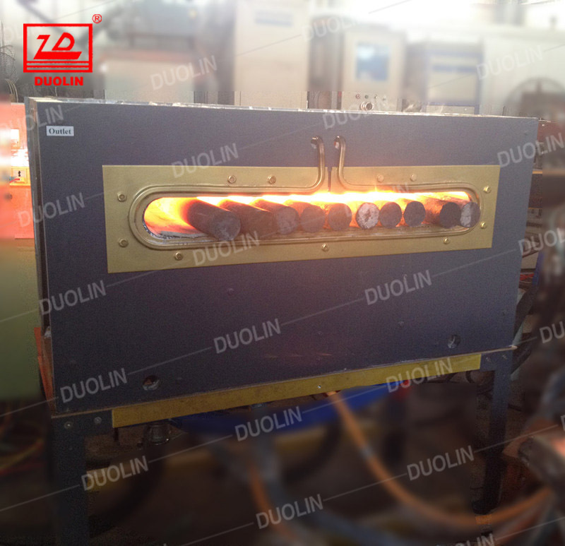 Copper Aluminium Hot Forging Induction Heating Furnace Automatic Induction Billet Preheating Equipment