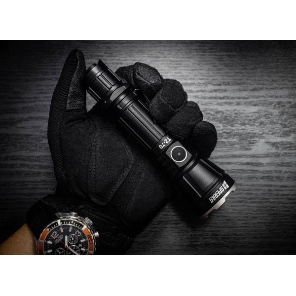 3300lm 280m Tactical LED Flashlights For Law Enforcement