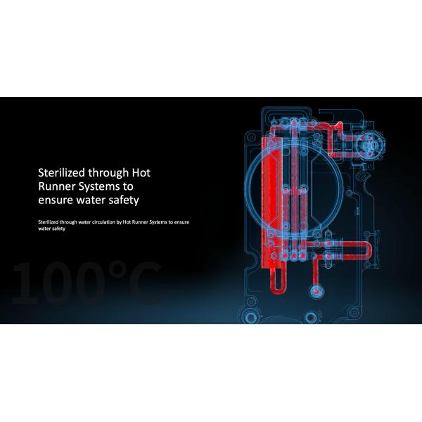 Intelligent Hot Runner Circulation RO Water Purifier with Hidden Sensor Easy Clean Tank