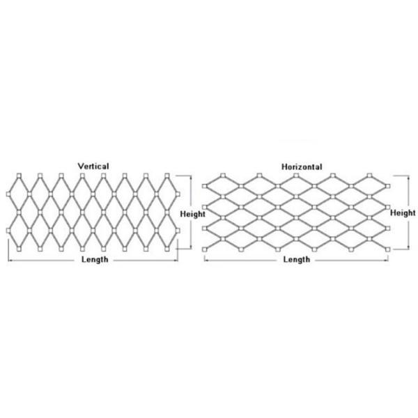 stainless steel cable net for bridge Stainless Steel Bridge Protection Cable Mesh X Tend Wire Mesh