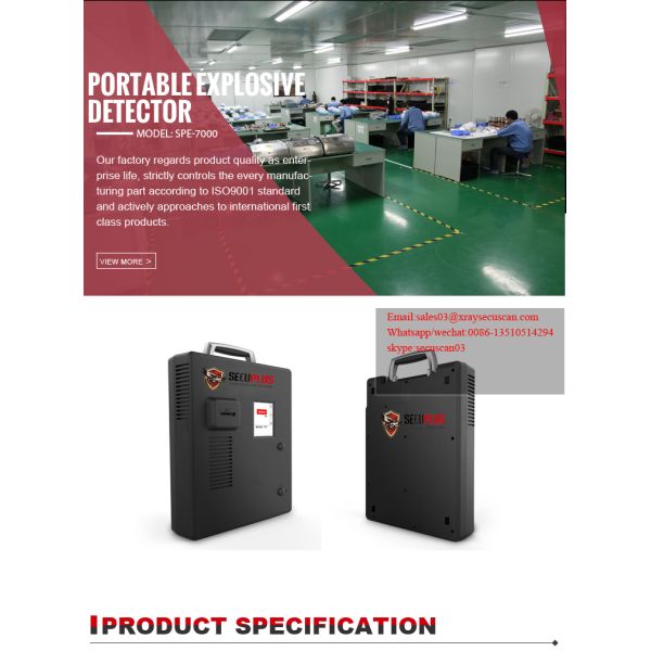 Professional Custom Explosives Detector Trace Detection For Army / Police