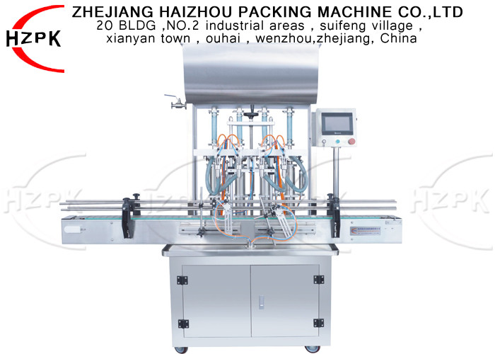 China Stable Automatic Filling Machine Chili Paste 1000-5000ml Filling Range on sale
