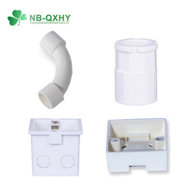 OEM White Plastic Electric Cable Conduit Switch Box for Wire