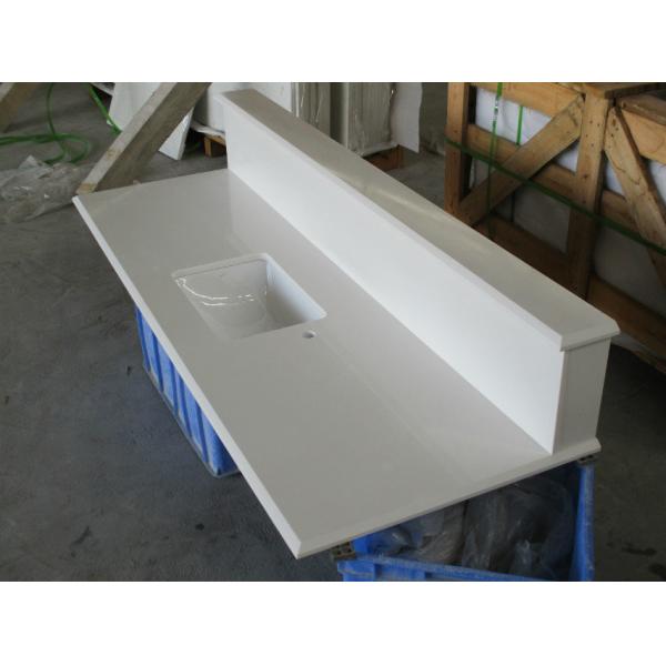 Quartz Stone Solid Surface Quartz Bathroom Vanity Tops Thickness 1.2cm 2cm 3cm
