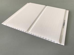 China White Pvc Ceiling Planks , Suspended Ceiling Panels High Glossy Printing on sale