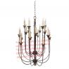 Buy cheap YL-L1014 lighting decorative metal chrome iron chandelier hanging lights from wholesalers