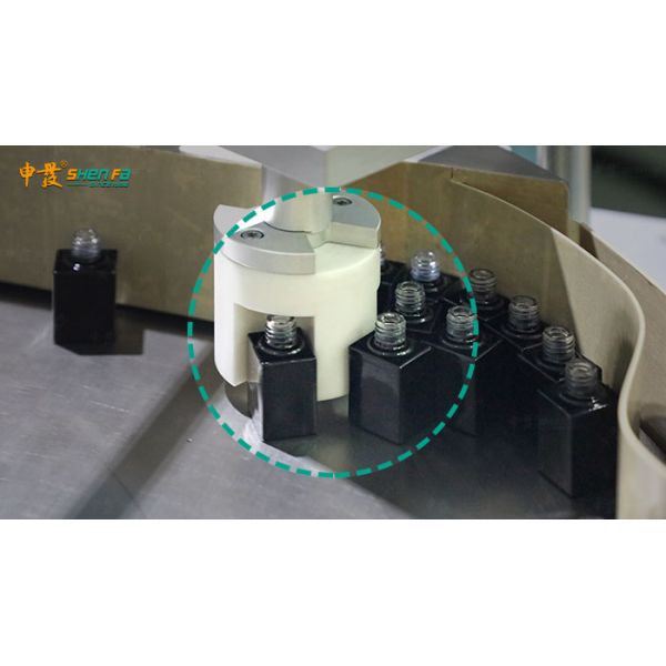 Fully Automatic UV Servo Silk Screen Printing Machine for Perfume Bottles with 50pcs/min Speed and 380V Power