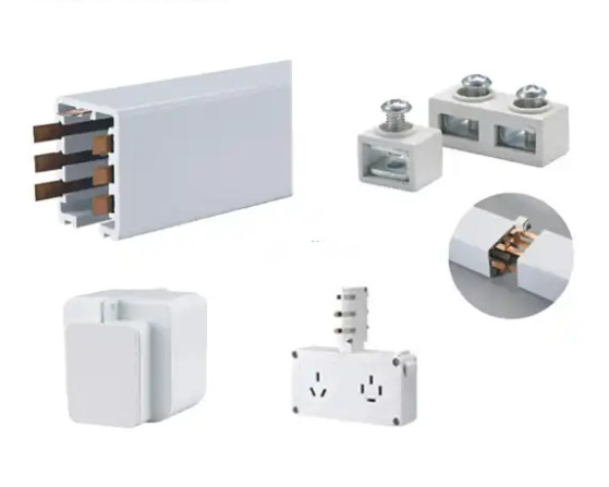 100W-500W Lighting Bus Duct Surface Mounted IP54 Busbar Lighting System
