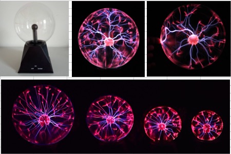 Sterilization Function Plasma Light Ball 4 Inch Party Lighting Event Or Party Supplies