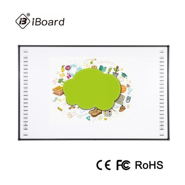 Aluminum 120 Inch Classroom Interactive Whiteboard USB 1.1 Infrared