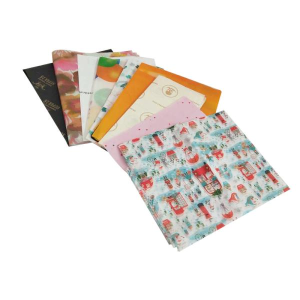 Moisture Proof CMYK Printing Gift Wrap Tissue Paper