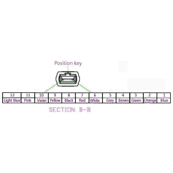 3.0mm To 2.0mm 12F Core Mtp To LC Mpo Patch Cord
