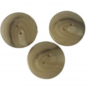 China 4 Hole Plastic Coat Buttons Brown Color 25mm Use For Coat Sweater Jacket on sale