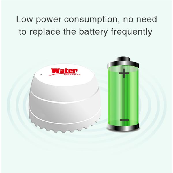 95%RH Wifi Enabled Water Leak Detector DC3V Smart Alarm Sensor