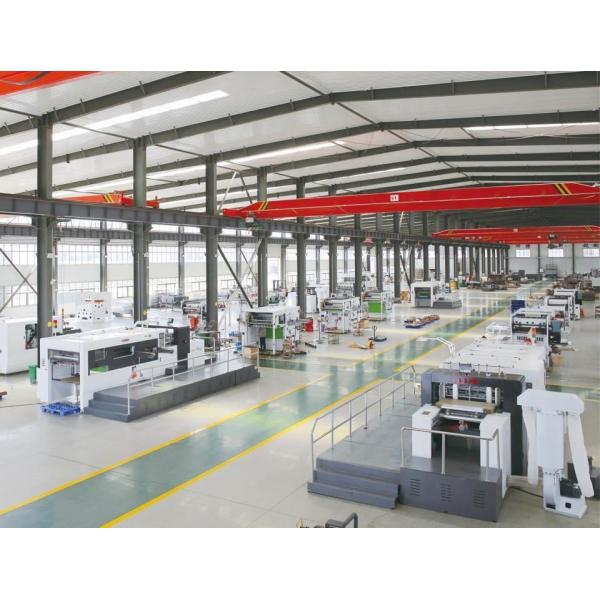 Automatic Creasing Platen Die Cutting Punching Machine For Corrugated Carton Box