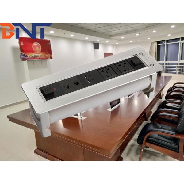 2mm Surface Thickness 50/60Hz Frequency Desktop Hidden Socket