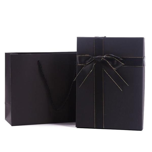 Ribbon Bow Tie Gift Box Packaging Lid And Base Luxury Gift Paper Packaging Boxes
