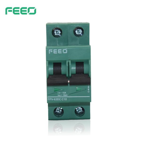 MCB 6KA 4P DC MCB Miniature Circuit Breaker Overcurrent Protection