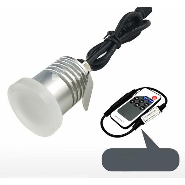 Mini Led Moonlight Footlights Dimmable IP67 12V 24V Wall Floor Deck Corner Light Recessed Spotlight for garden landsc