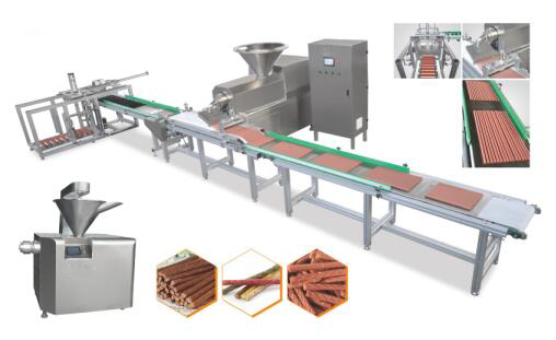 Chewing Dog Snacks Cold Extruder Machine