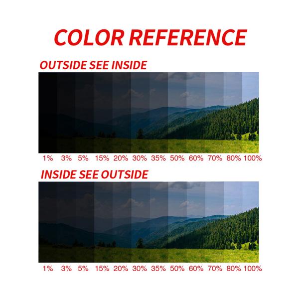 UV Reflective Auto Solar Control Sputter Process Car Window Tint Metallic Sputter Coating Car Sun Film