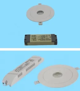 Panel Down Light LED Panic Emergency Escape Exit Sign Light IP65 Battery Backup Rechargeable Public School Hospital White