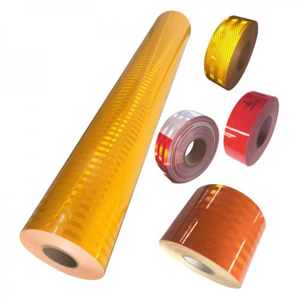 PVC Glass Bead Printing Grade Reflective Sheeting Film For Traffic Sign