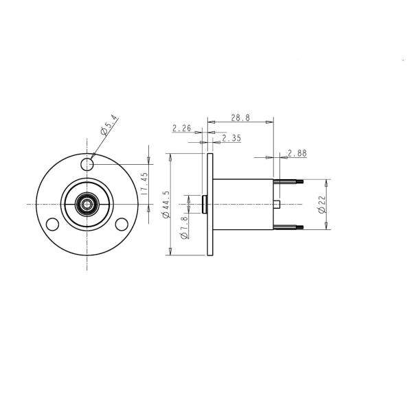 High Frequency SDI rotary joints