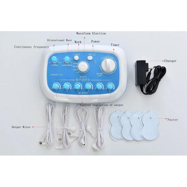 6 Channel Electronic Meridian Acupuncture Needle Output Patch Massager
