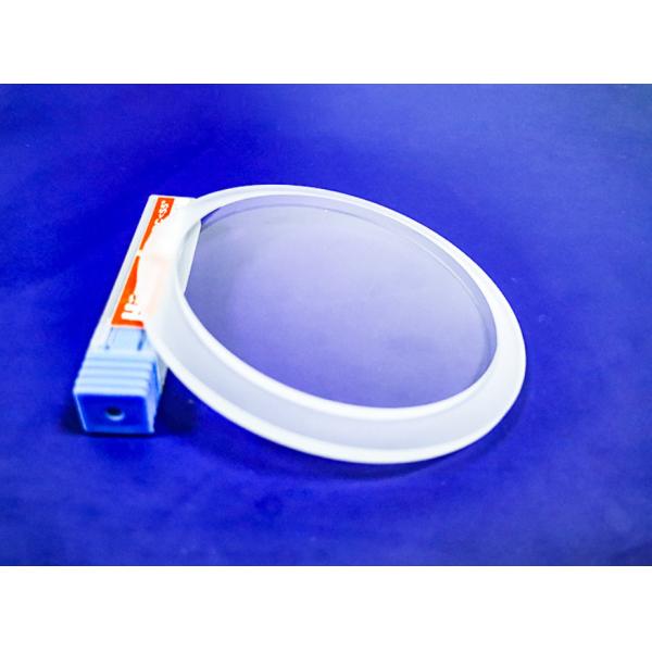 Optical Grade Round / Square High Borosilicate Glass Smooth Surface Light Guide Panel Step Glass