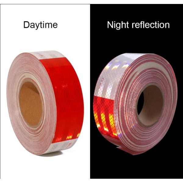High Visibility Waterproof Weather Resistant Reflective Warning Tape for Trucks and Trailers