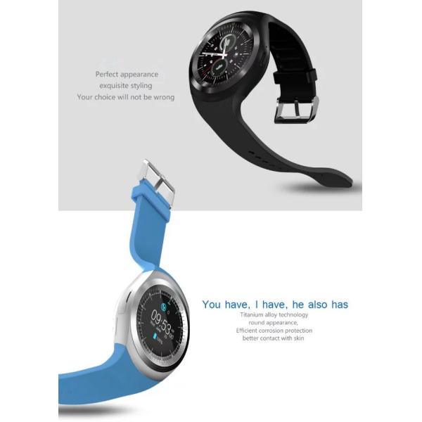 Y1 Round Bluetooth Wearable Passometer Smart watch Sleep Tracker Business Smartwatch for Android