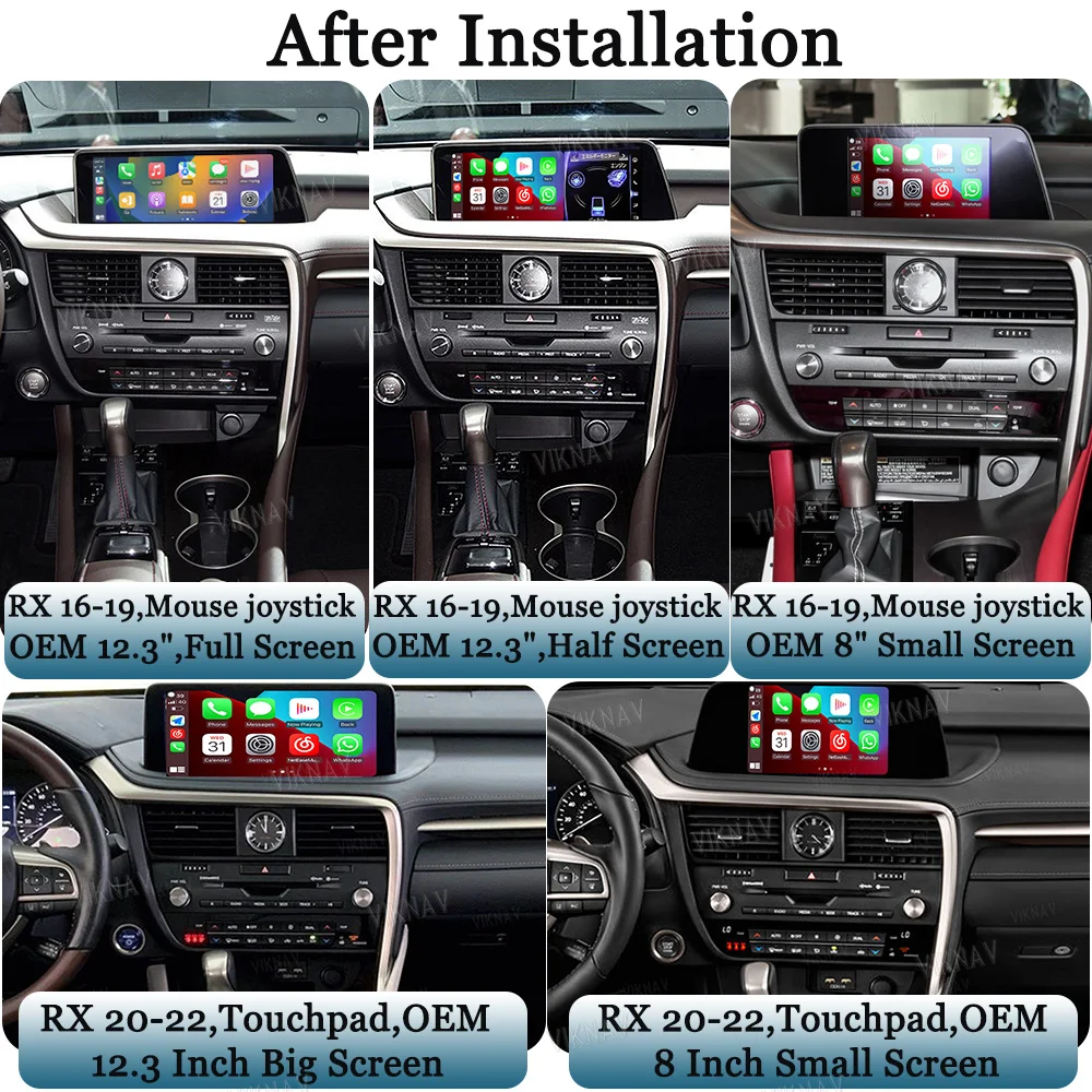 Viknav Car Radio Accessories Multimedia Interface Box For Lexus RX 2016-2022