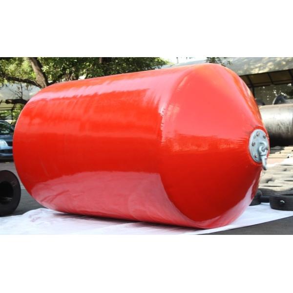 Cylindrical Yokohama Floating Foam Filled Fender EVA Solid Material SPUA Coating