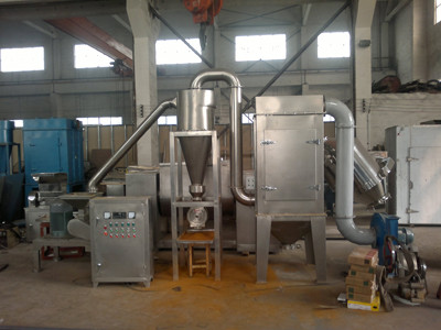 Flexible Shaft Grinding Hammer Mill Pulverizer Machine Button Control