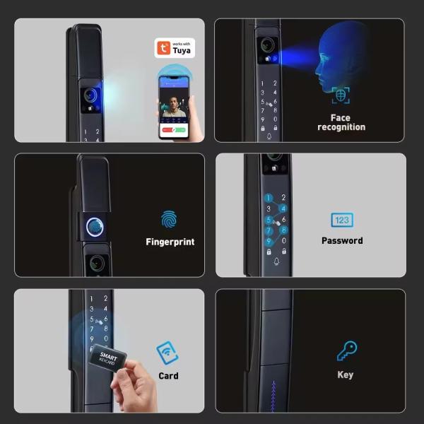 Experience Advanced Security TUYA Smart Door Lock with 3D Face Recognition and Camera