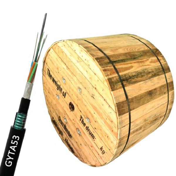 G657A2 GYTA53 Fiber Optic Cable 24 Core Moisture Proof