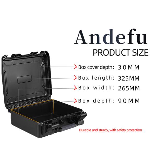 Large Capacity Drop Resistant IP67 Waterproof Tool Case with Wheels and Hard Shell