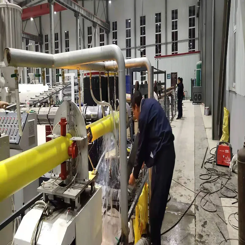 PU Insulation Pipe Jacket Extrusion Line For Underground Heating And Cooling Pipeline