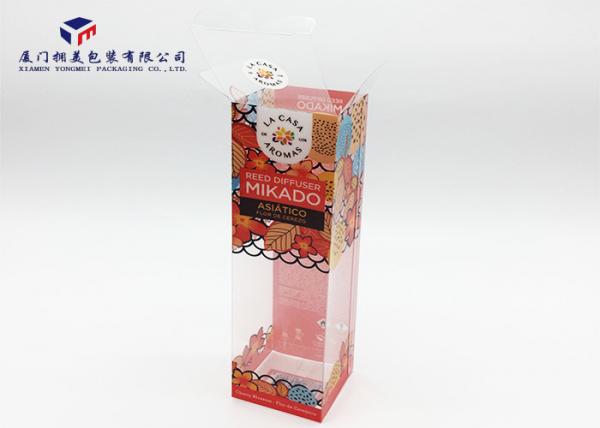 Buy Reed Diffuser PET Custom Printed Plastic Boxes Small Lock On Bottom Lid at wholesale prices